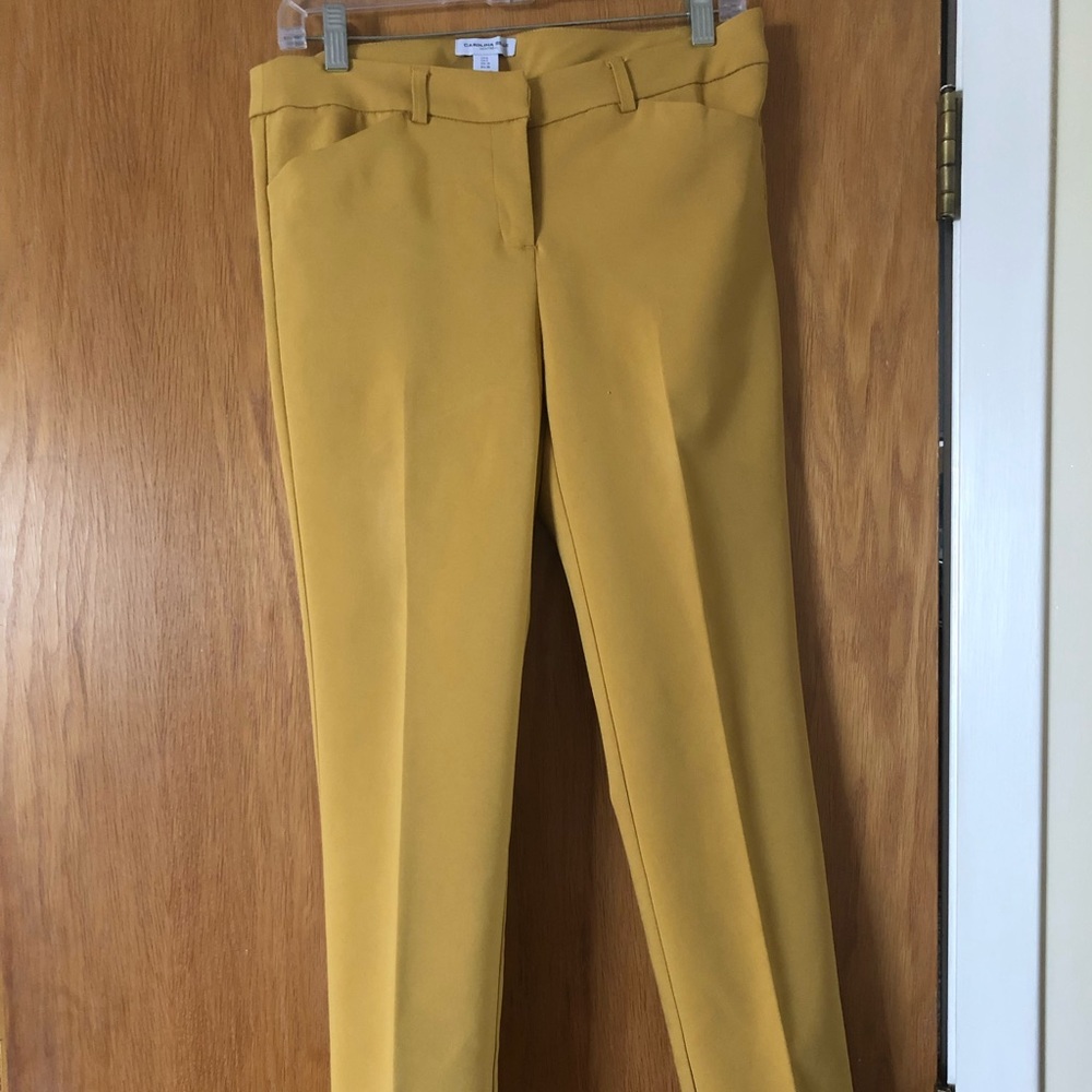 Yellow dress pants